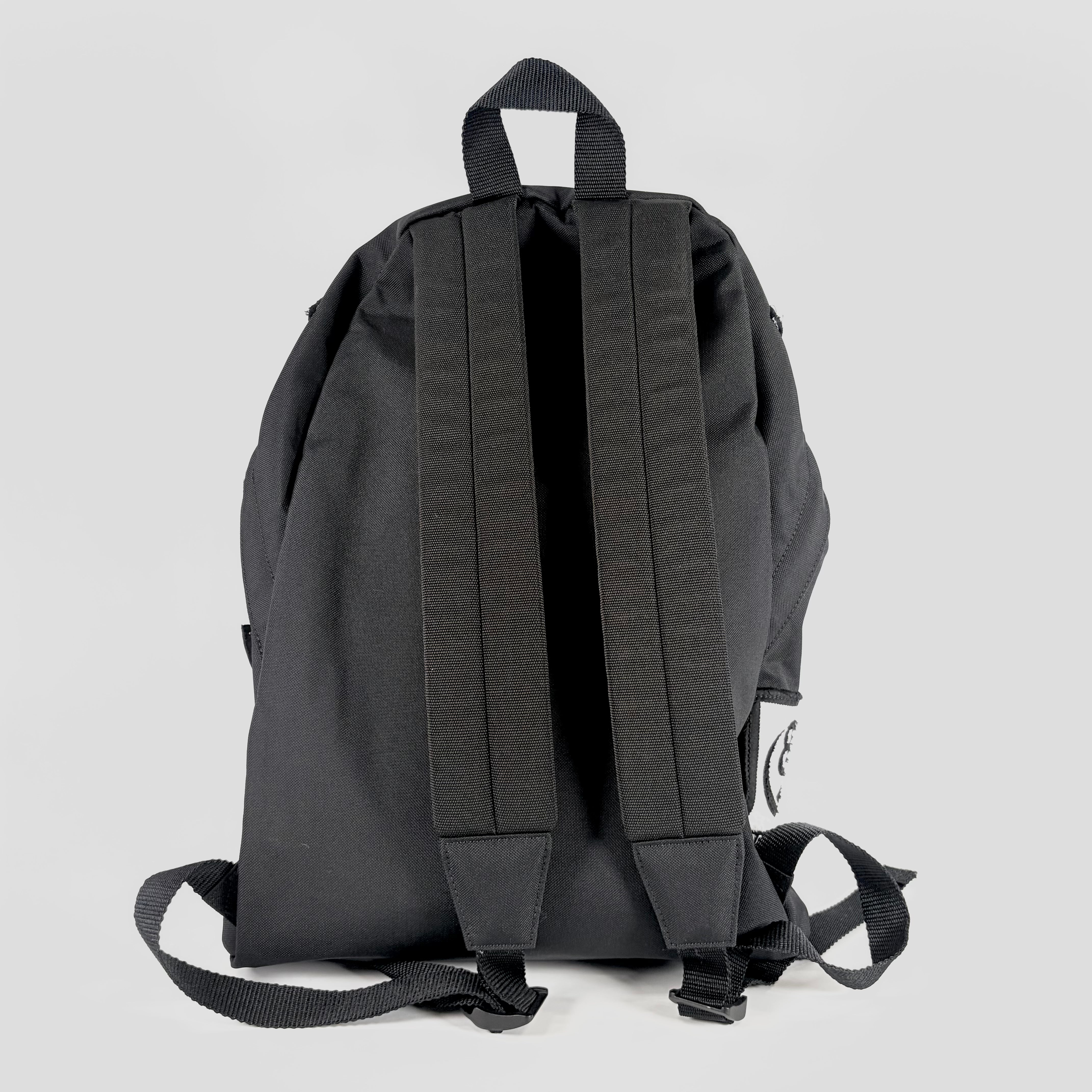 2607 secondhand BALENCIAGA canvas backpack black