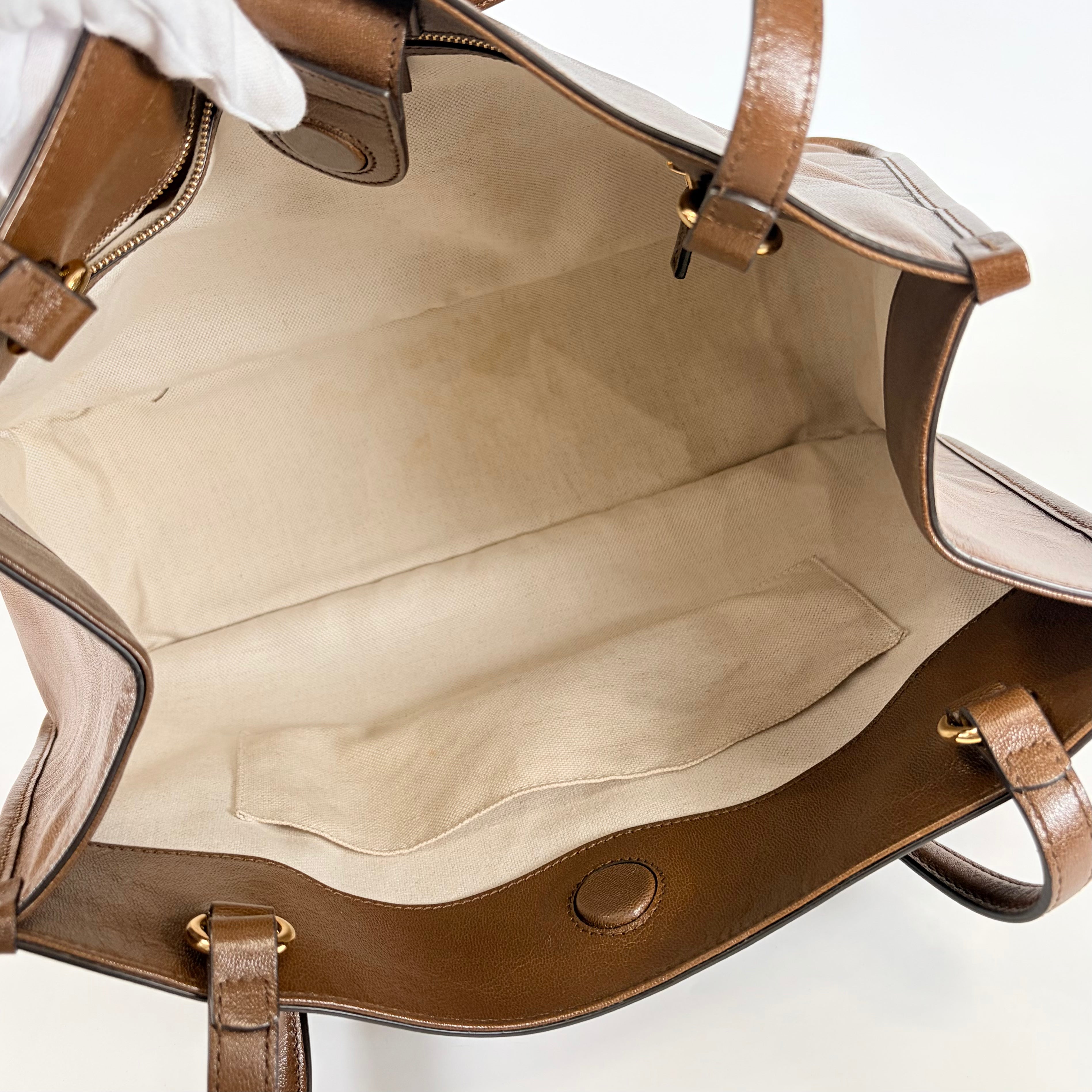 2607 secondhand GUCCI Horsebit hand bag