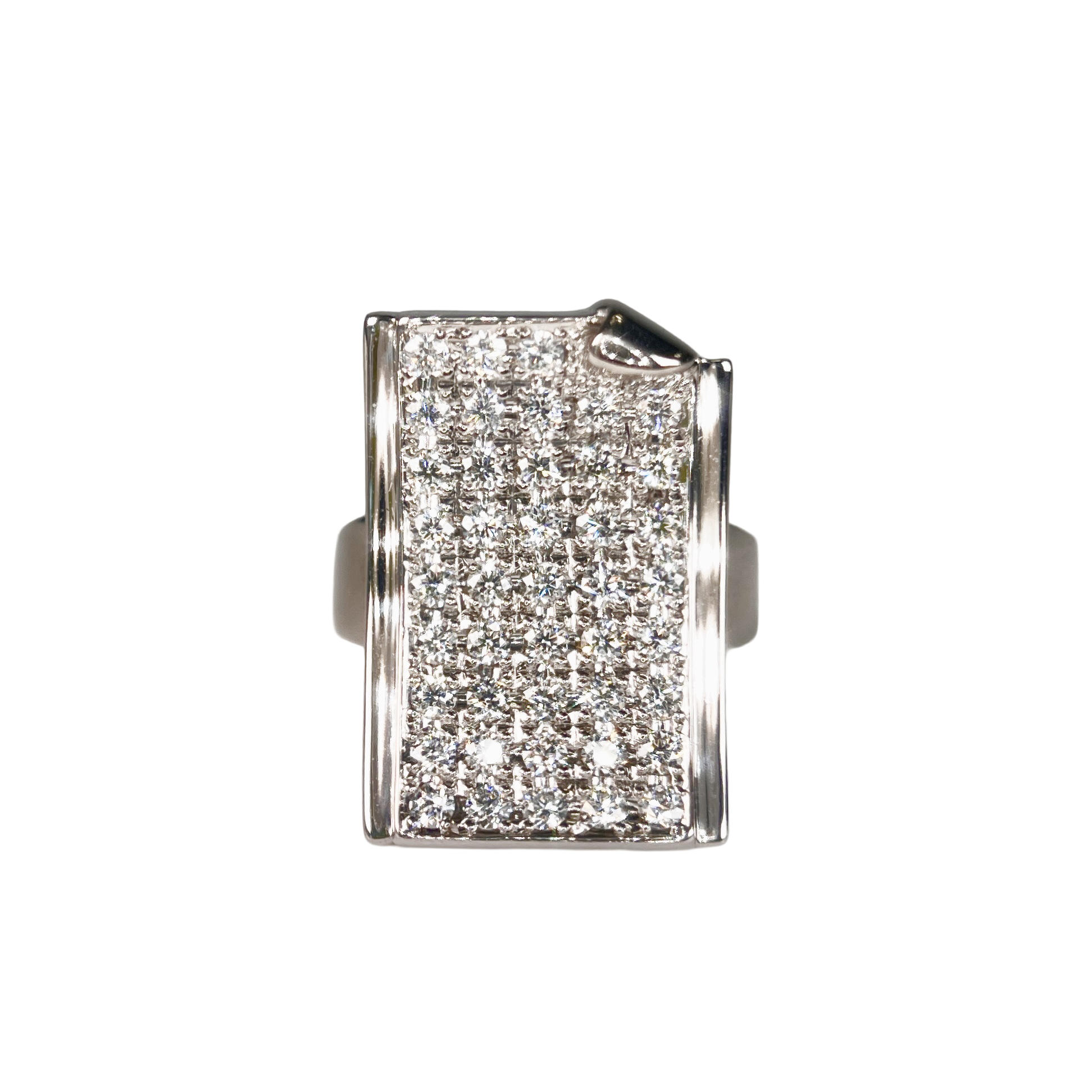2603 secondhand K18WG D0.92ct 9.88ｇ