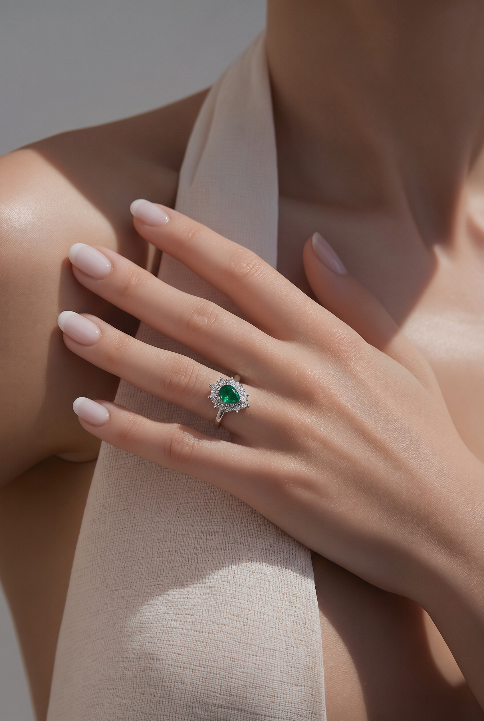 2608 secondhand Pt900 ring 　E0.45/D0.47ct　5.6g