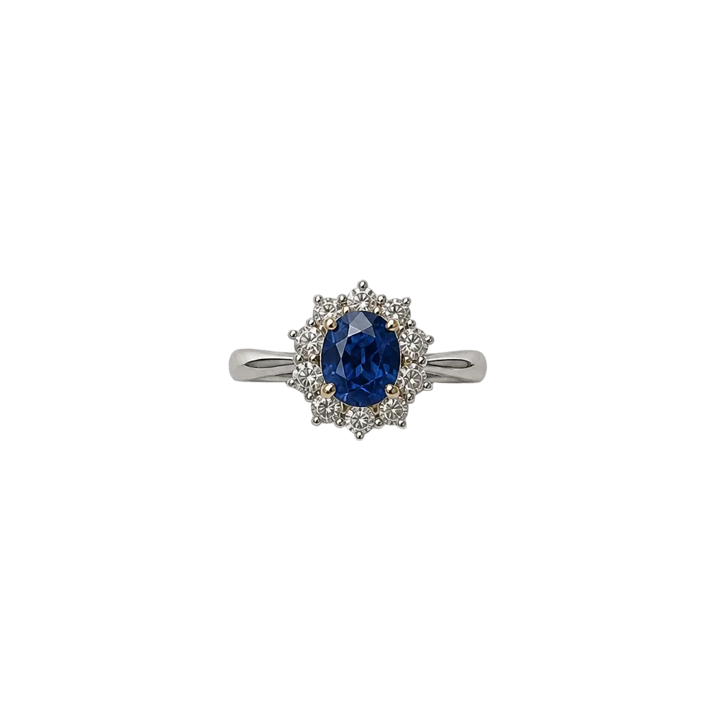 2608 secondhand Pt900/K18 ring 　S0.974/D0.45ct　4.7g　#12/US6