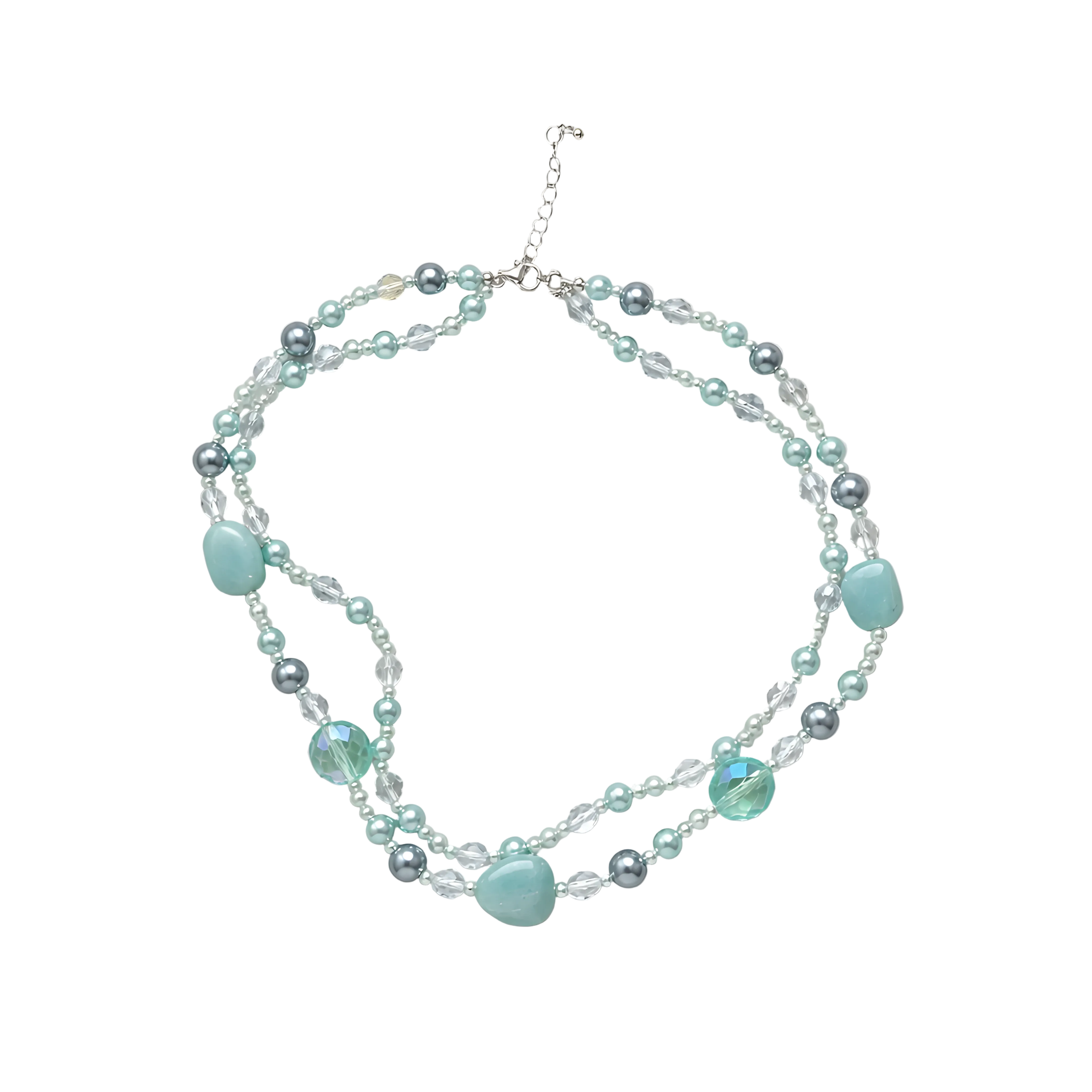2608 secondhand necklace 　 Blue type 　31.8g