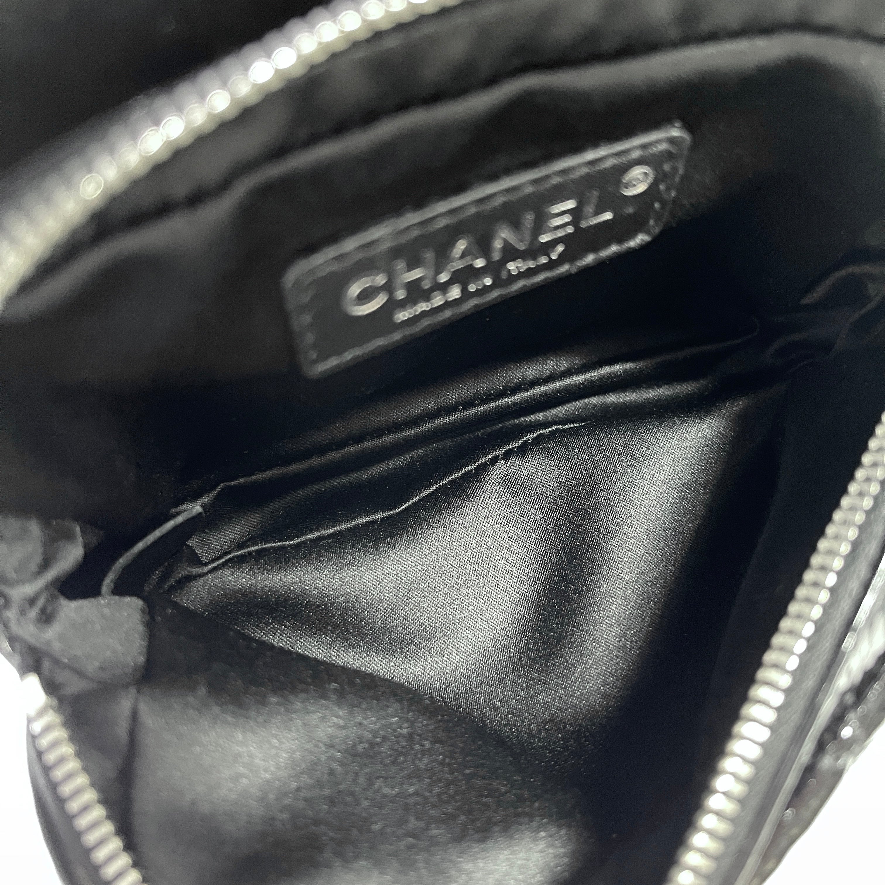 2512 secondhand  CHANEL patent chain shoulderbag