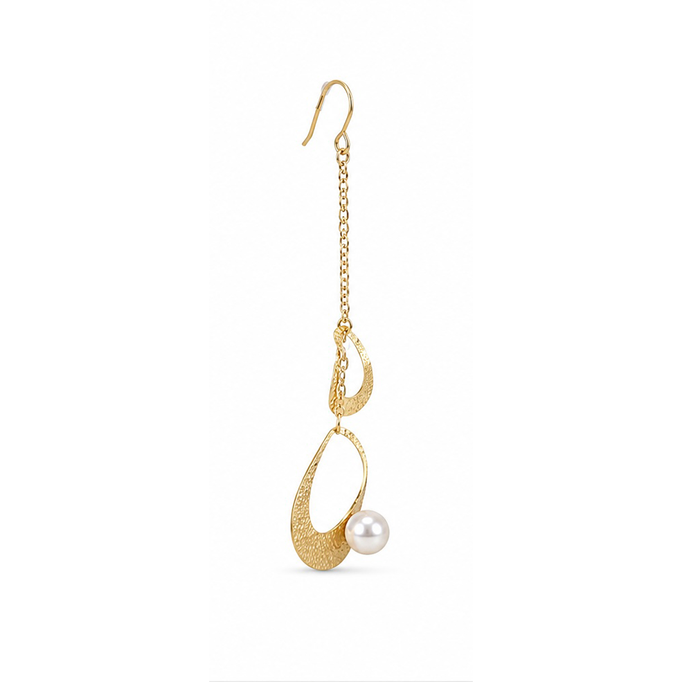 2606 secondhand K18 earrings 　 Pearl 　Total　1.5g