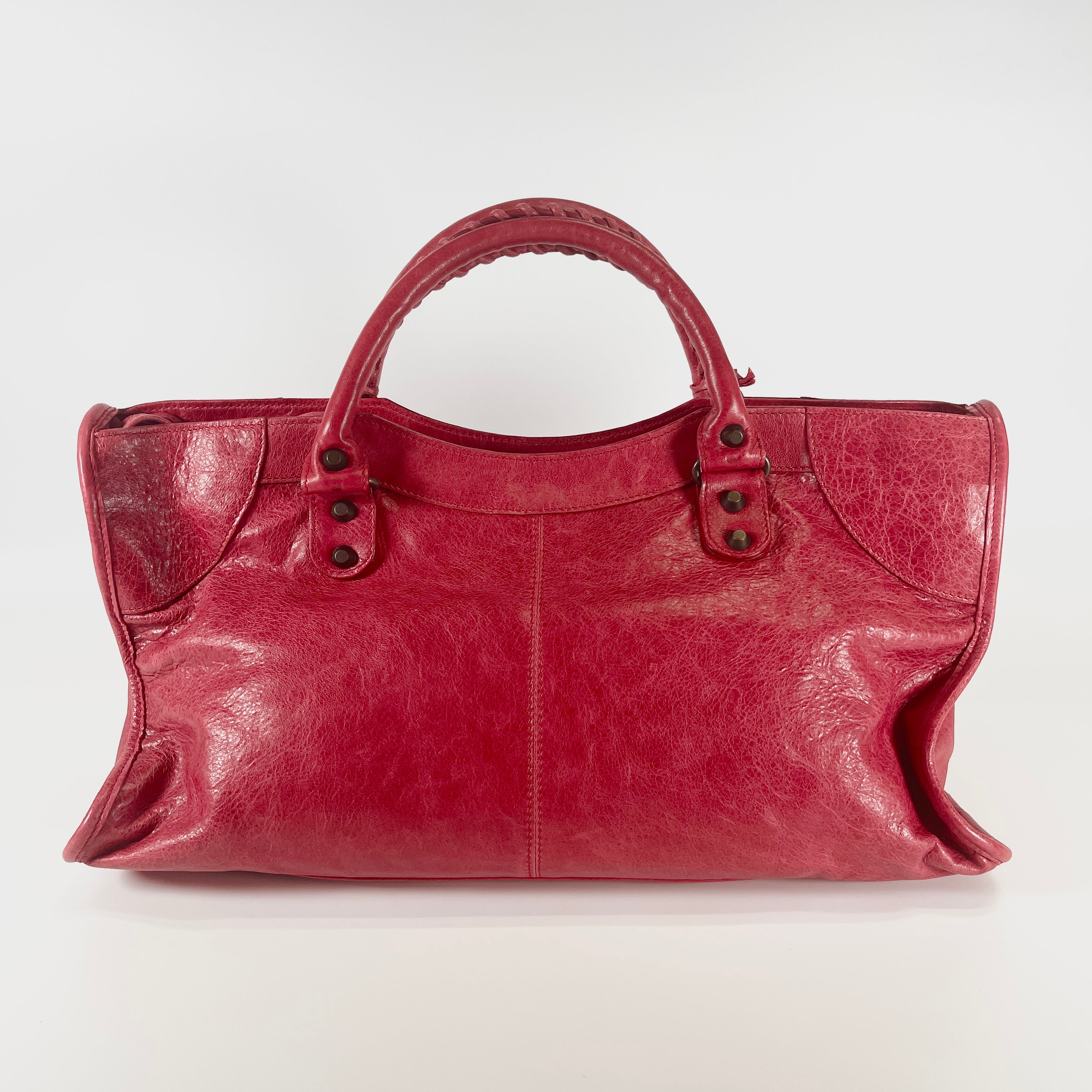 2602 secondhand BALENCIAGA brand bag Red