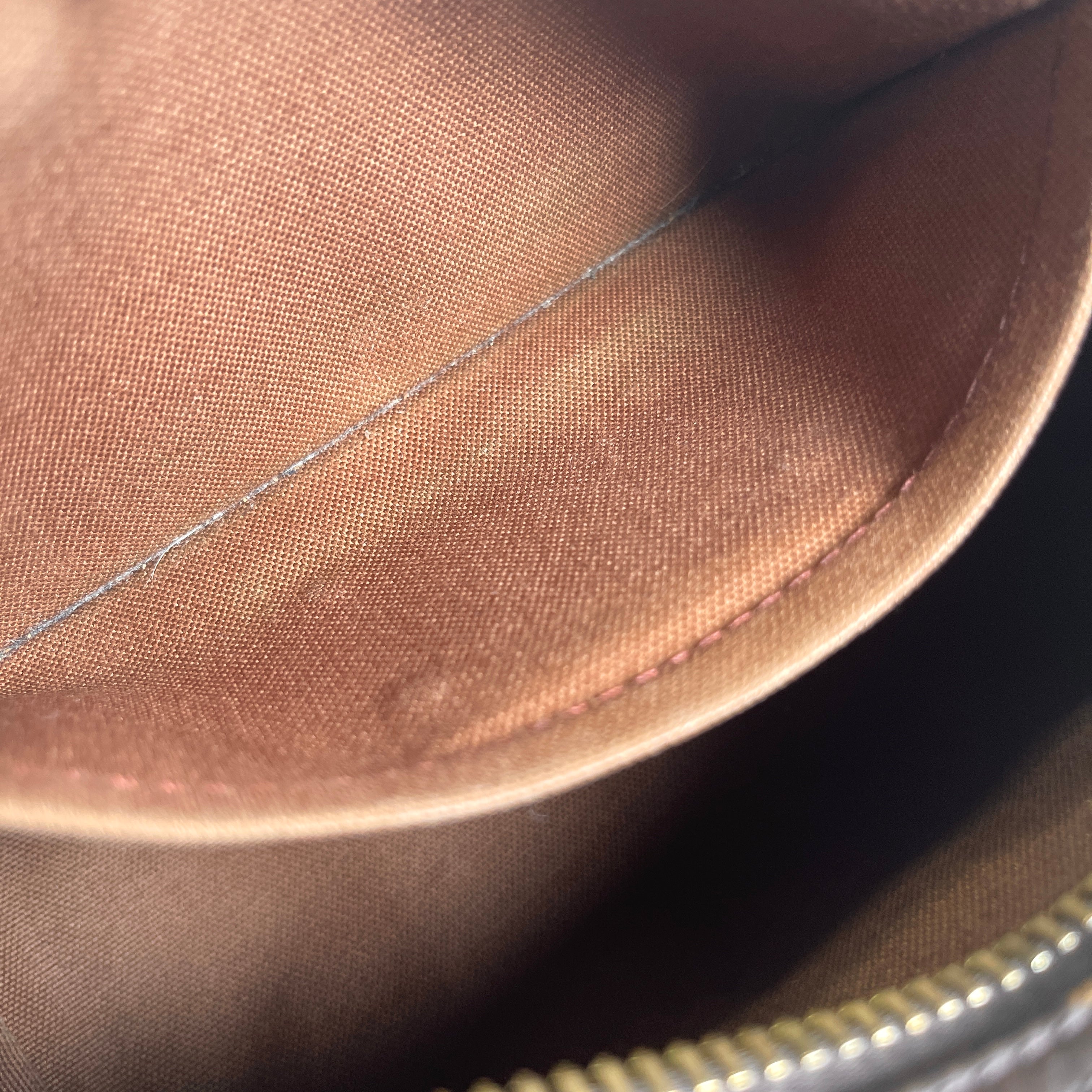 2603 secondhand LV Cuir Monogram M14026 Keepall Bandouliere 25 strap