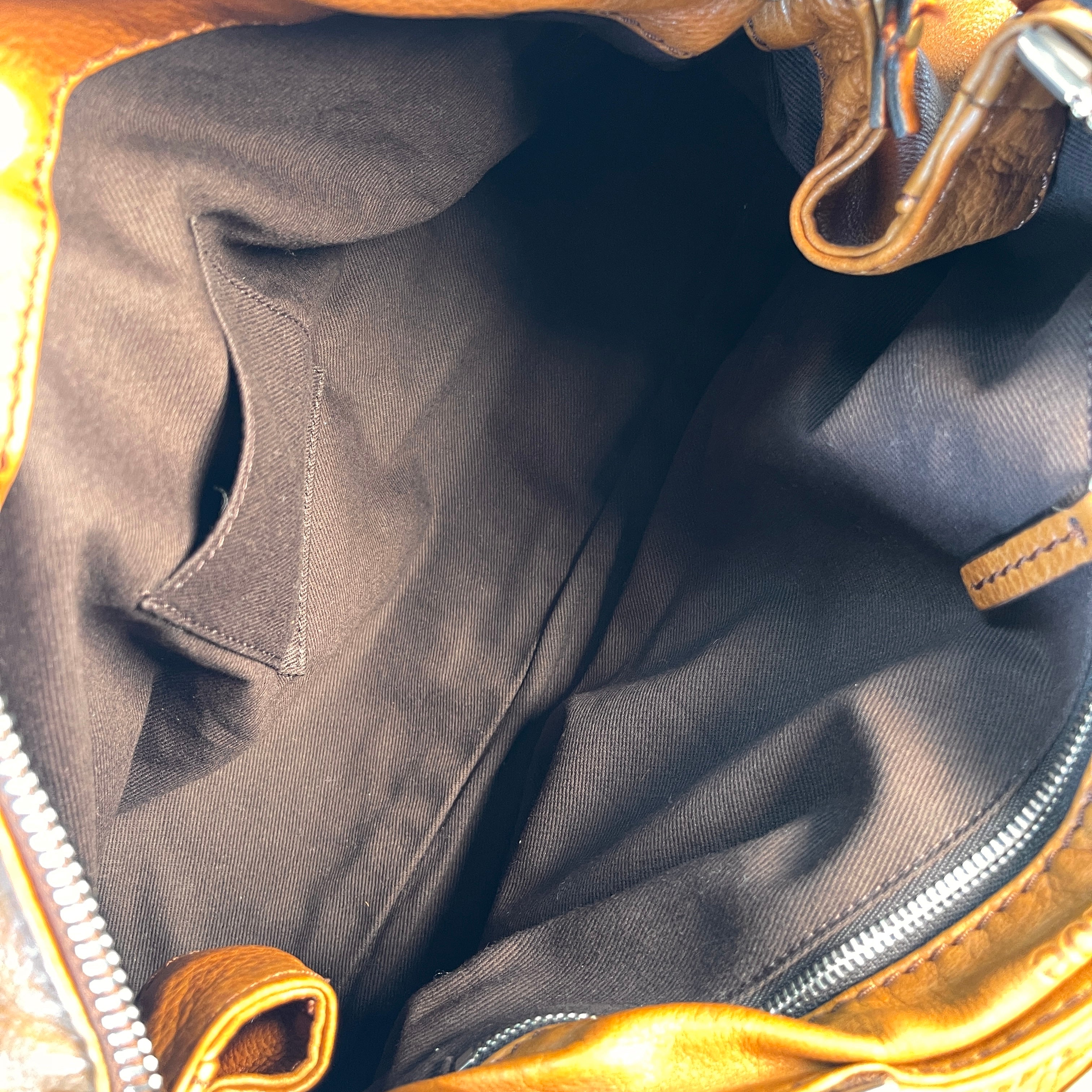 Chloe Paddington Camel Leather Bag