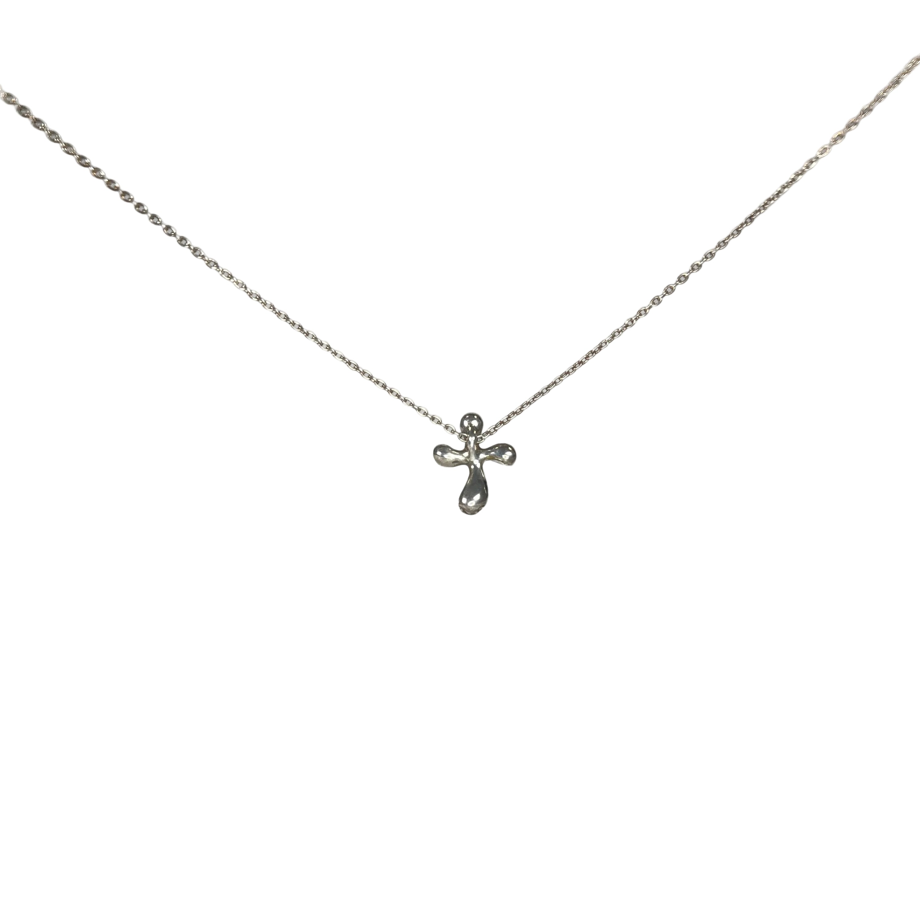 2508 T&Co . SV925 Small Cross Necklace