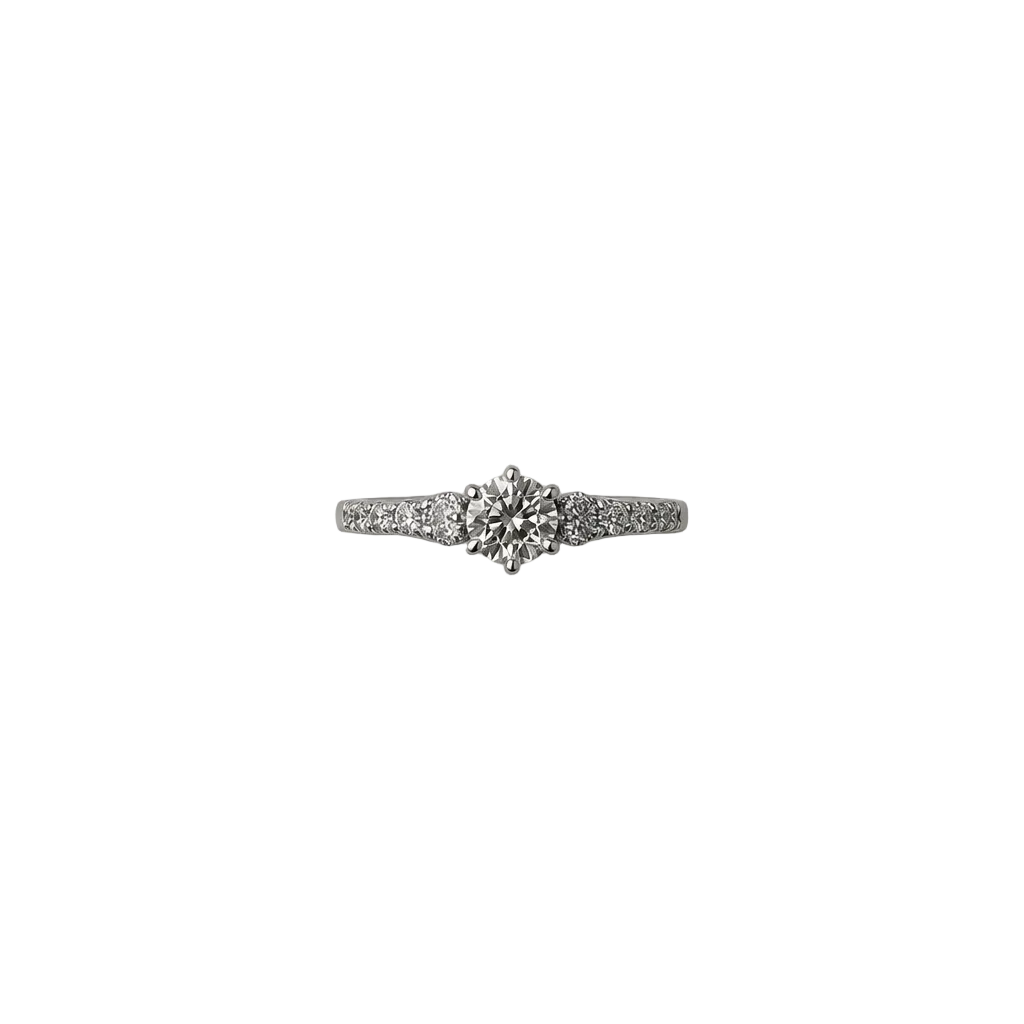 2607 secondhand Pt950 D0.321ct/0.4ct Total 3.3ｇ