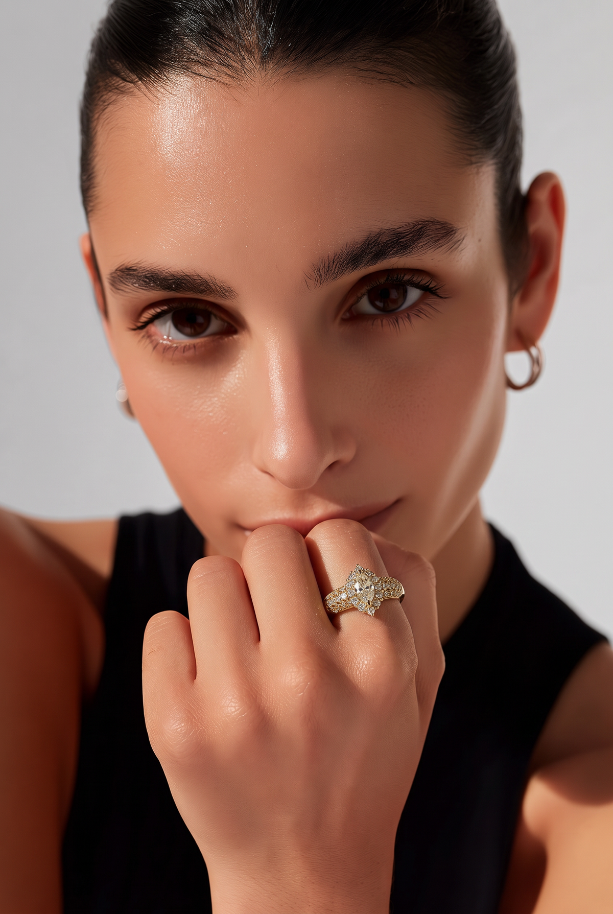 2607 secondhand K18 D0.33ct/0.47ct Total 5.5ｇ