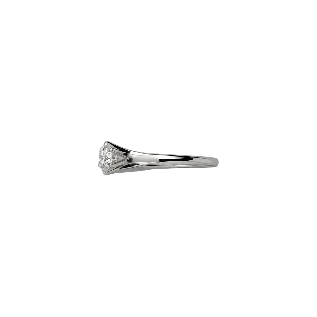 2607 secondhand Pt900 D1.09ct Total 4.4ｇ