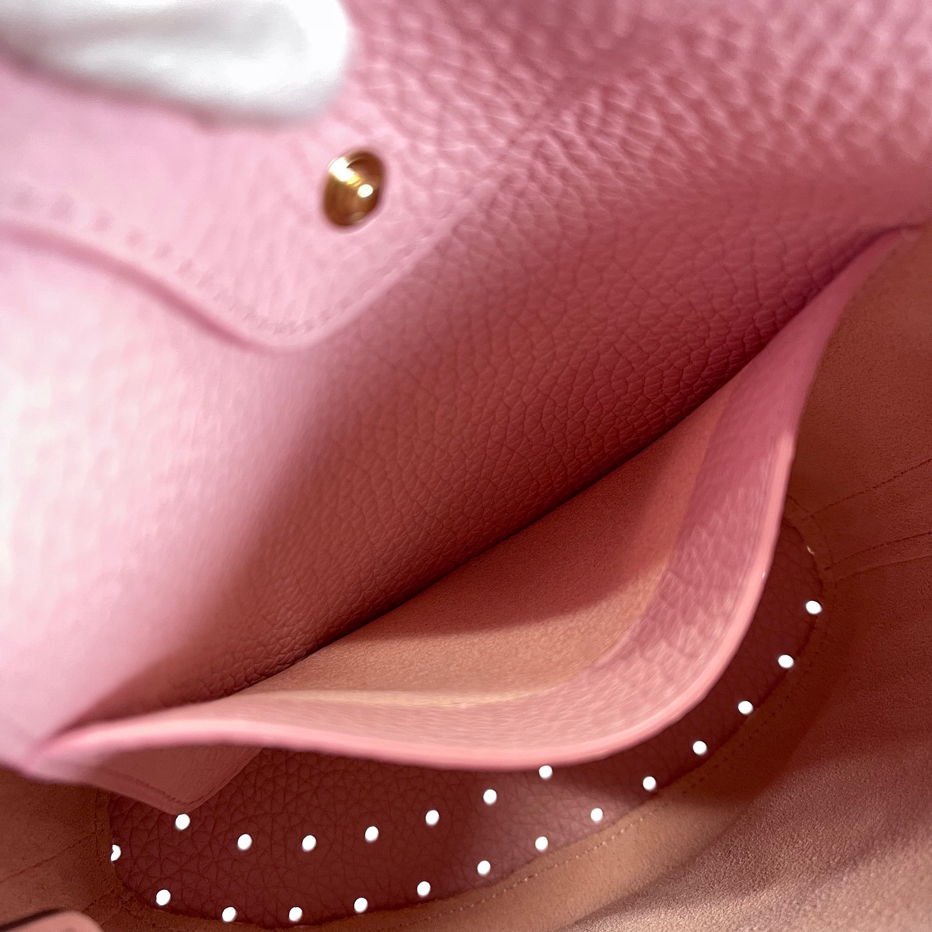 2512 secondhand  DELVAUX leather De bucket mini Bloom × ivory